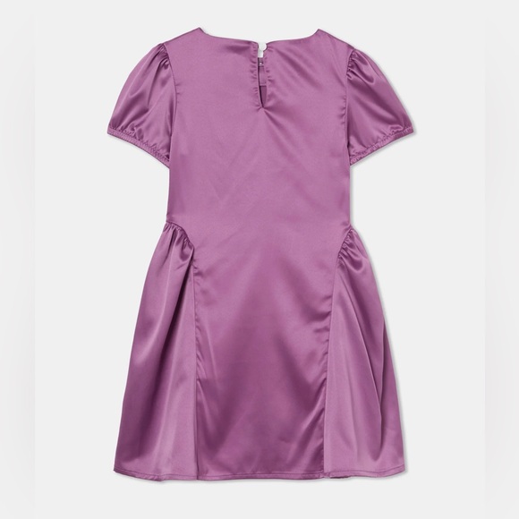 SATEEN FUSHIA DRESS | SACOOR BROTHERS | Size 4 - Picture 5 of 8